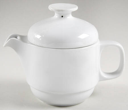 Duo White Mini Teapot & Lid