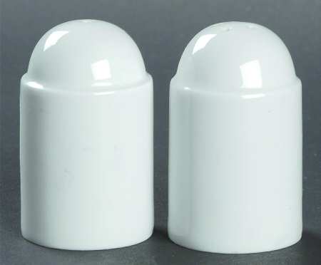 Duo White Salt & Pepper Set