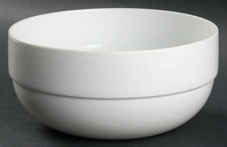 Duo White 7" Round Vegetable Bowl