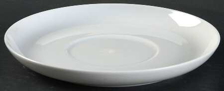 Duo White Underplate for Round Gravy Boat