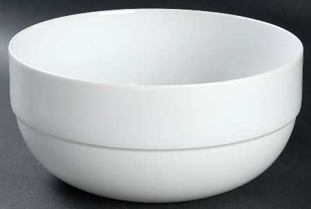 Duo White 7" Round Vegetable Bowl