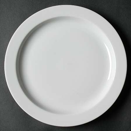 Duo White Salad Plate