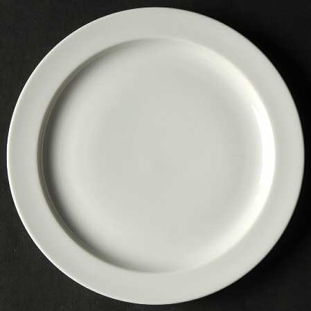 Duo White Bread & Butter Plate