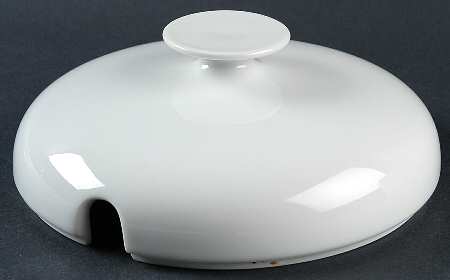 Duo White Round Vegetable No Lid