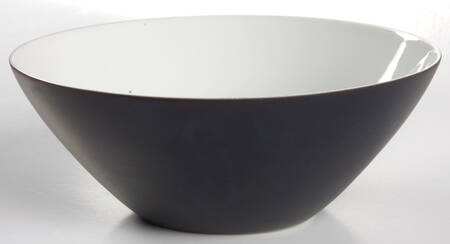 Ebony Black 7" Round Vegetable Bowl