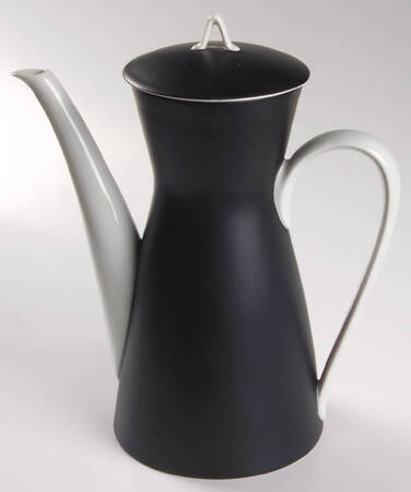 Ebony Black Coffee Pot & Lid