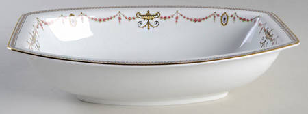 Eden (White Background) 10" Oval Vegetable Bowl