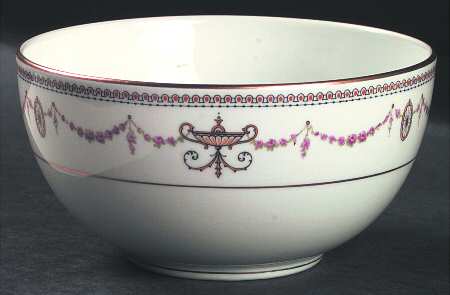 Eden (White Background) Cranberry Bowl