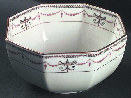 Eden (White Background) 7" Octagonal Vegetable Bowl