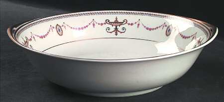Eden (White Background) 10" Round Vegetable Bowl