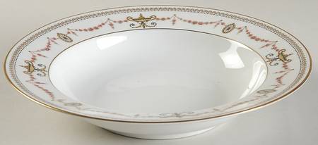 Eden (White Background) Rim Soup Bowl