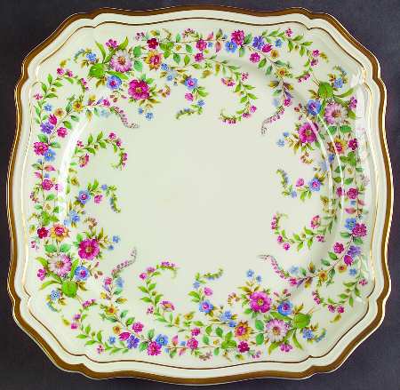 Eleanor Cream Square Salad Plate by Rosenthal - Continental