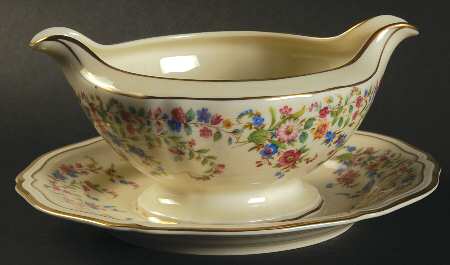 Eleanor Cream Gravy Boat with Attached Underplate by Rosenthal - Continental