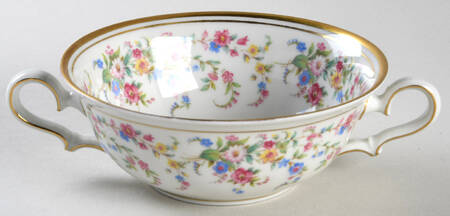 Eleanor White Flat Cream Soup Bowl