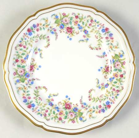 Eleanor White Salad Plate