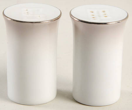 Elegance (Platinum Trim) Salt & Pepper Set