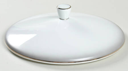 Elegance (Platinum Trim) Lid for Round Vegetable