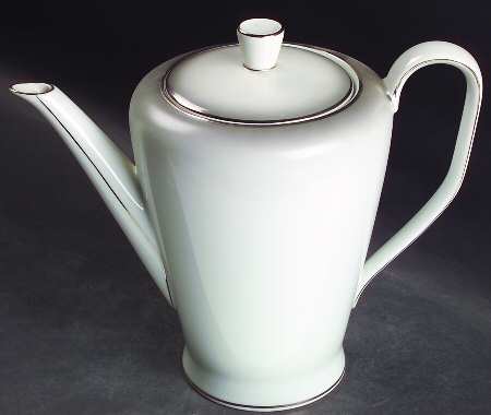 Elegance (Platinum Trim) Coffee Pot & Lid