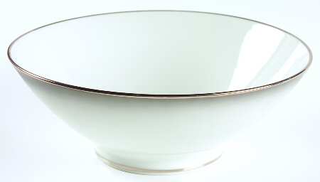 Elegance (Platinum Trim) 8" Round Vegetable Bowl