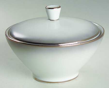 Elegance (Platinum Trim) Sugar Bowl & Lid