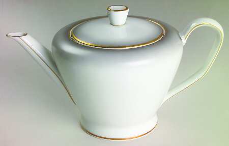 Elegance (Gold Trim) Teapot & Lid