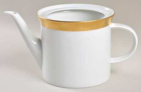 Elvira (White Background) Teapot No Lid