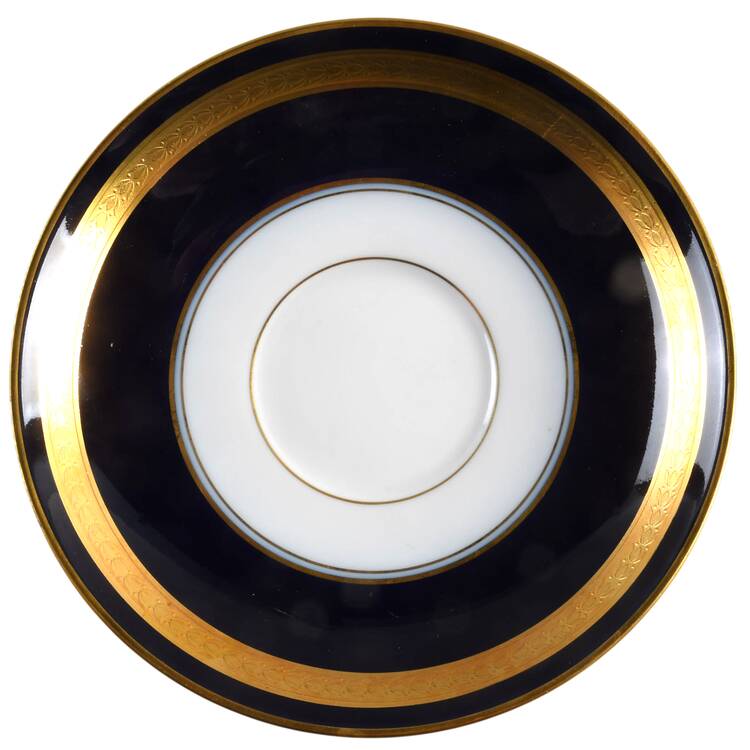 Eminence Cobalt Blue Saucer for Footed Cup