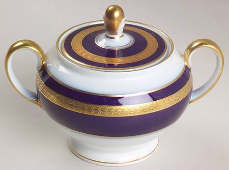 Eminence Cobalt Blue Sugar Bowl & Lid