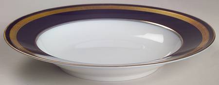 Eminence Cobalt Blue Large Rim Soup Bowl