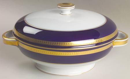 Eminence Cobalt Blue Round Covered Vegetable