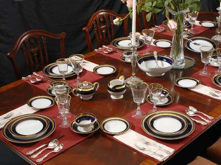 Eminence Cobalt Blue 45 Piece Estate Set