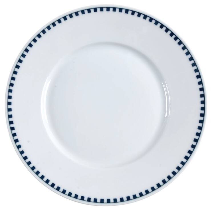 Empire (Blue Squares) Salad Plate