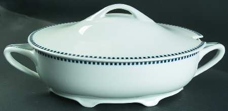 Empire (Blue Squares) Tureen &  Lid