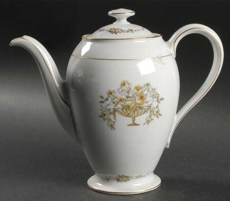 Empire (Basket of Flowers) Coffee Pot & Lid