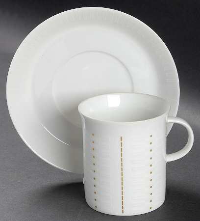 Esplanade Flat Cup & Saucer Set