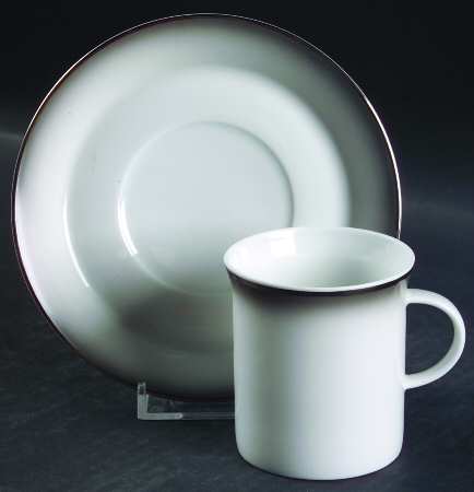 Evensong Flat Demitasse Cup & Saucer Set