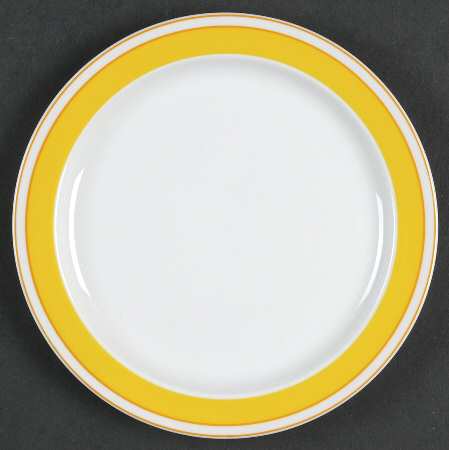 Exotic Yellow Bread & Butter Plate