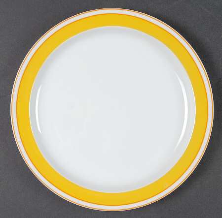Exotic Yellow Salad Plate