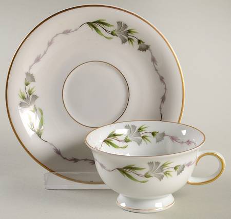 Fantasia Footed Demitasse Cup & Saucer Set
