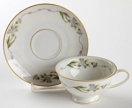 Fantasia Footed Demitasse Cup & Saucer Set