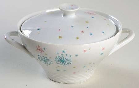 Festive Sugar Bowl & Lid