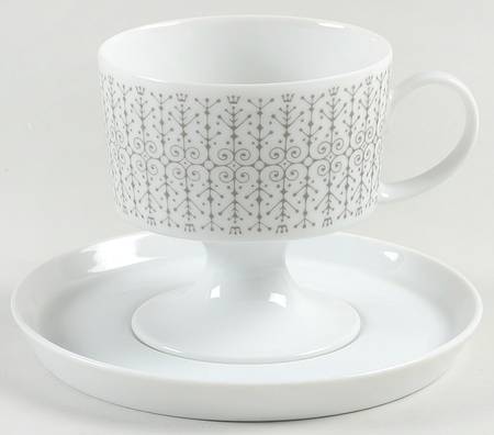 Filigree Footed Cup & Saucer Set