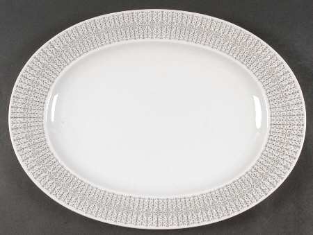 Filigree 15" Oval Serving Platter