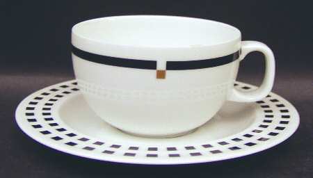 Finestra Flat Cup & Saucer Set