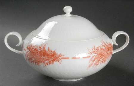 Flame Round Covered Vegetable