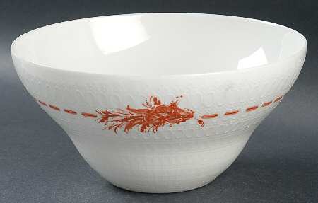 Flame 7" Round Vegetable Bowl
