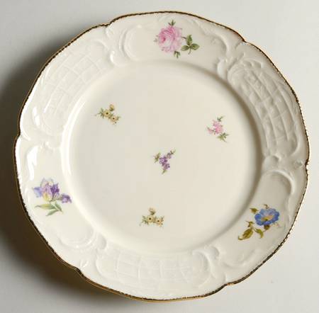 Flower Bed Salad Plate