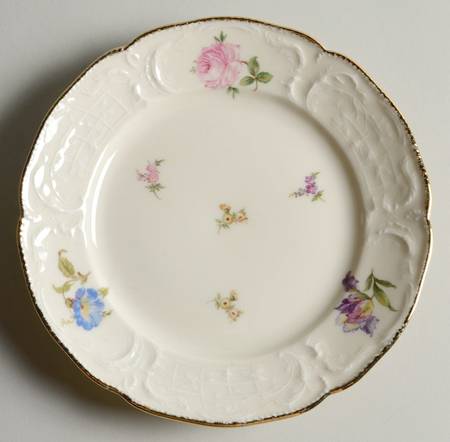 Flower Bed Bread & Butter Plate