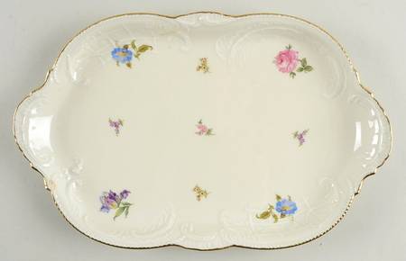 Flower Bed 11" Oval Serving Platter