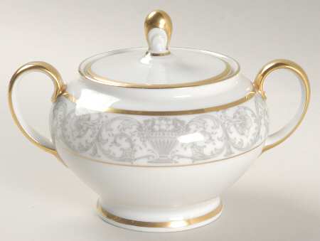 Florentine Gold (Aida) Sugar Bowl & Lid